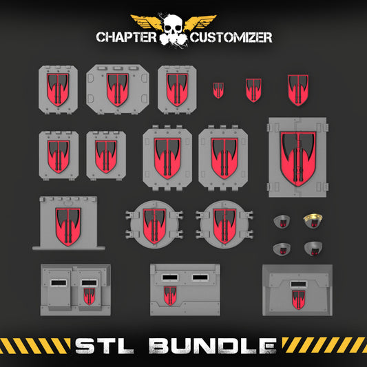 Shield Axes STL Chapter Bundle